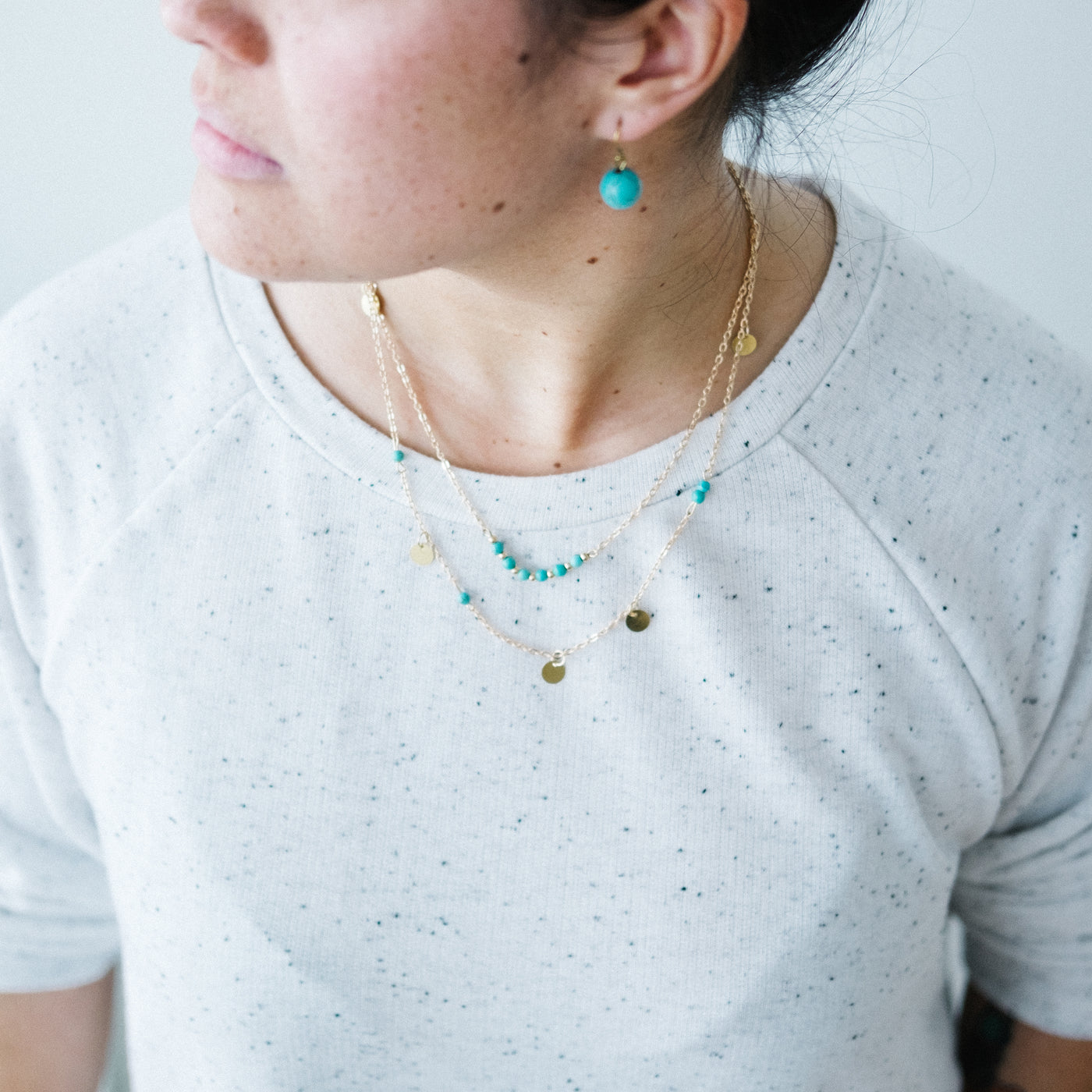 Turquoise and gold