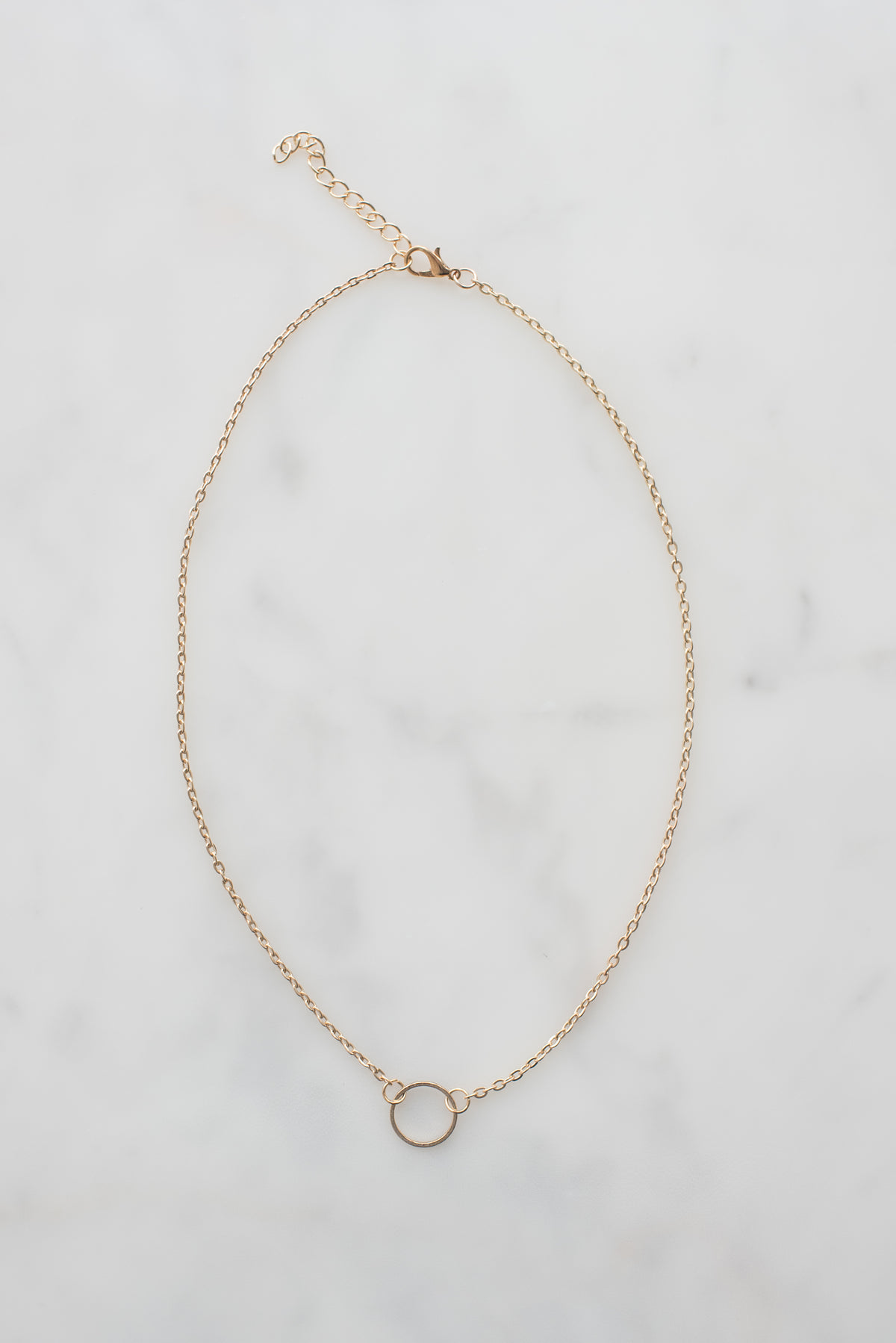 Open circle collar